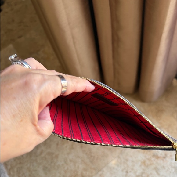 Louis Vuitton Neverfull MM Demier Ebene coated canvas with,clutch,dust bag,box - Picture 8 of 8